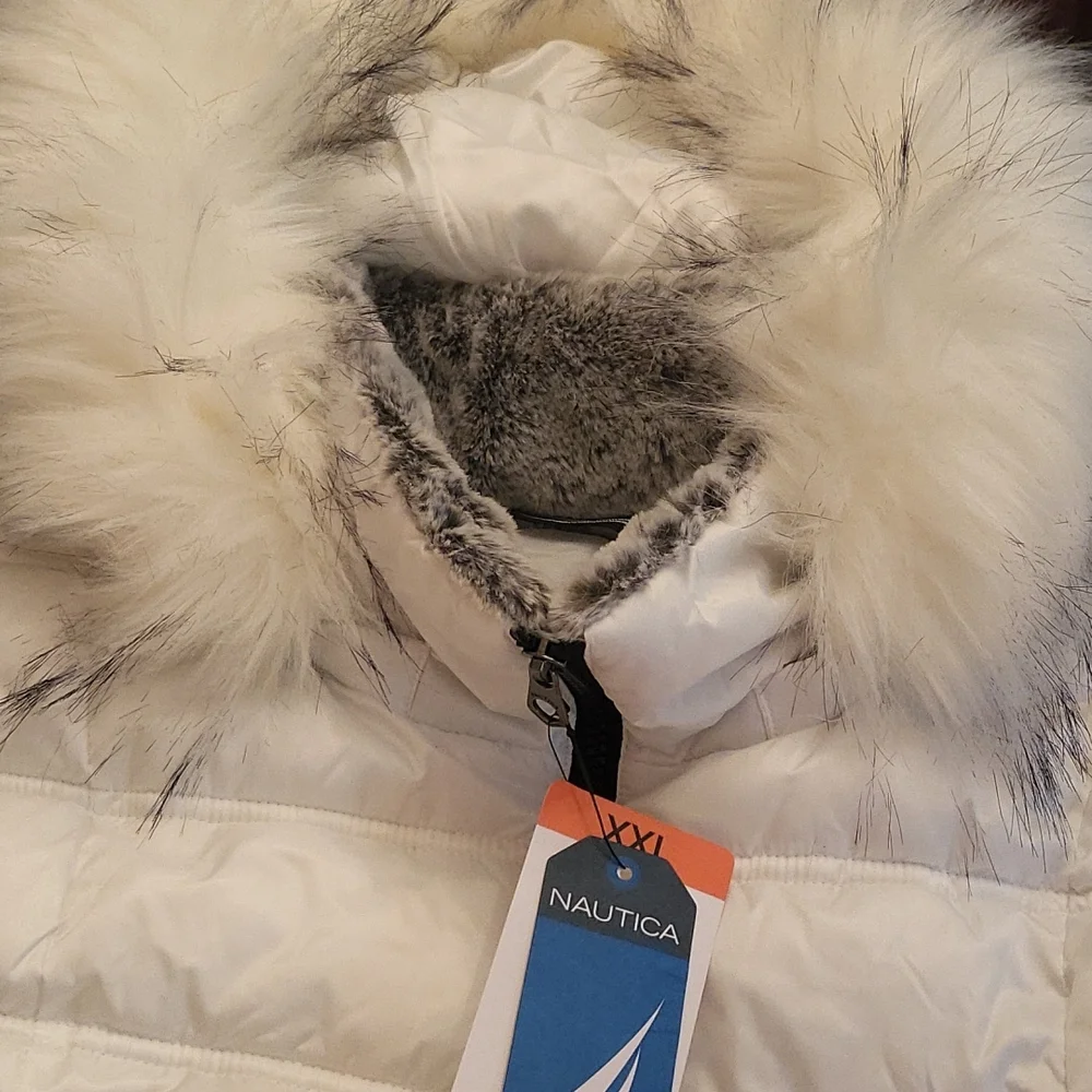 Nautica Jackets With Fur Detachable Hoods Last One Black XS New with Tags - Picture 13 of 15